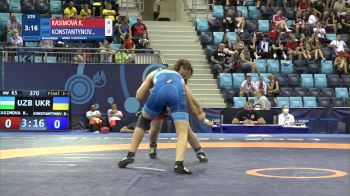 65 kg Final 3-5 - Khurshida Kasimova, Uzbekistan vs Daria Konstantynova, Ukraine