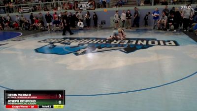 87 lbs 5th Place Match - Joseph Richmond, Pioneer Grappling Academy vs Simon Werner, Interior Grappling Academy