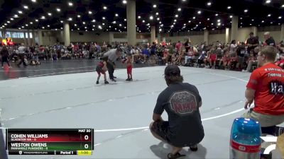 40 lbs Round 1 (16 Team) - Weston Owens, Panhandle Punishers vs Cohen Williams, Gladiator WA