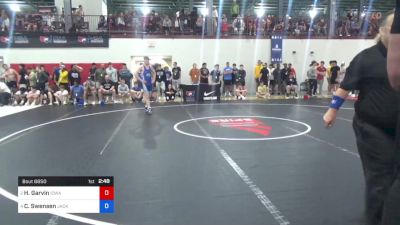 74 kg Rr Rnd 2 - Hunter Garvin, Iowa vs Cael Swensen, Jackrabbit Wrestling Club