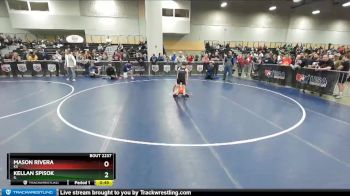 77 lbs Quarterfinal - Kellan Spisok, IL vs Mason Rivera, KS