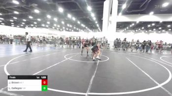 150 lbs Final - Joshua Brown, No Team vs Lorenzo Gallegos, Top Rank