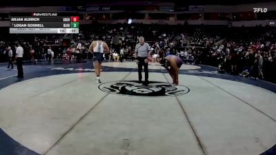 4A 285 lbs Quarterfinal - David Gutierrez, Socorro vs Steven Little, Kirtland