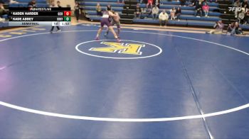 165 lbs Semifinal - Kaden Harder, Grand Island vs Kade Abbey, Kearney