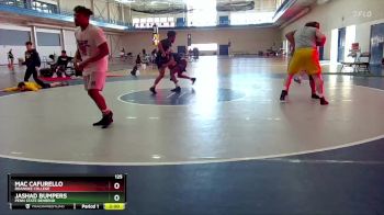 125 lbs Champ. Round 1 - Mac Cafurello, Roanoke College vs Jashad Bumpers, Penn State Behrend