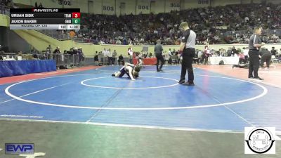 113 lbs Round Of 128 - Urijah Sisk, Team Guthrie Wrestling vs Jaxon Baker, Enid Junior High