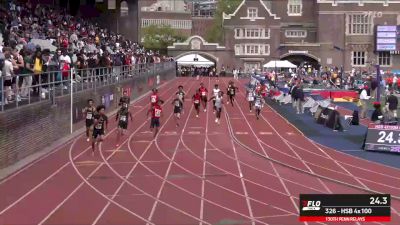 Boys 4x100 Prelims Event 326 Penn Relays H11