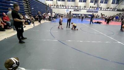 3rd Place - Anthony Alvarez, Team Tulsa Wrestling Club vs Tanner Duvall, Apache Youth Wrestling