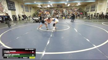 126 lbs Cons. Round 1 - Graham DeSantis, Corona Del Mar vs Tyler Mason, La Mirada