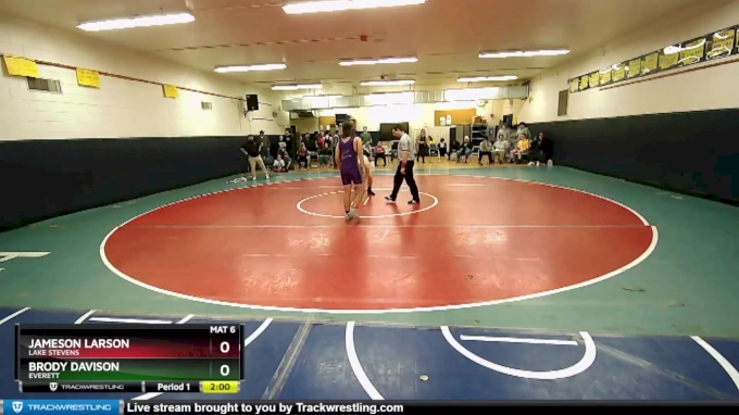 154 156 lbs Round 1 Jameson Larson Lake Stevens vs Brody Davison Everett