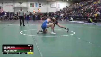 152 lbs Quarterfinals (8 Team) - Kemper Reed, Waverly vs Brock Mahoney, Columbus Lakeview