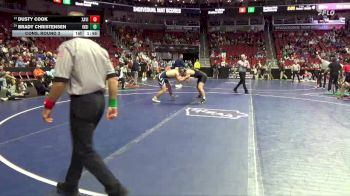 3A-190 lbs Cons. Round 3 - Dusty Cook, Xavier, Cedar Rapids vs Brady Christensen, Indianola