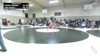 83 lbs Cons. Round 1 - Ezra Valencia, Farmersville Falcons vs Michael Geronimo, Lion Of Judah WA