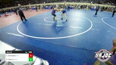 130 lbs Quarterfinal - Charlotte Campsey, West Texas Grapplers vs Olivia Cherry, Noble Takedown Club