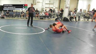 112 lbs 7th Place - Tucker Brill, NE vs Tony Mohwish III, WV