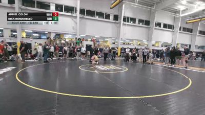 160 lbs Semifinal - Adriel Colon, Woonsocket vs Nick Romaniello, Flemington