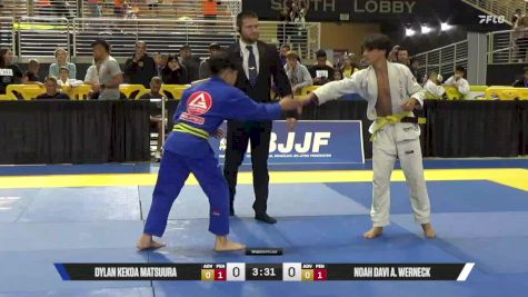 Dylan Kekoa Matsuura vs Noah Davi A. Werneck 2025 Pan Kids Jiu-Jitsu IBJJF Championship