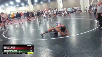 150 lbs Round 4 (6 Team) - Johnny Beltz, Ohio Titan Gold vs Brandon Lopez, Head Hunters Wrestling Club