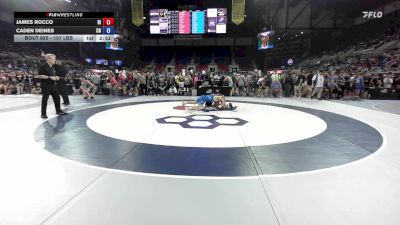 157 lbs Champ. Rd Of 128 - James Rocco, RI vs Caden Deines, CO