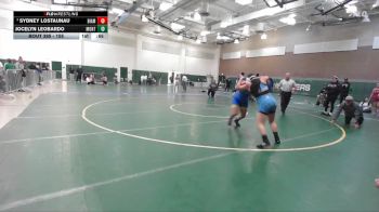 155 lbs Cons. Semi - Jocelyn Leobardo, Montclair vs Sydney Lostaunau, Bishop Amat