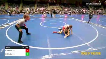 95 lbs Rd Of 32 - Kyler Lester, Lions Wrestling Academy vs Dj Clarke, Teknique Wrestling ES