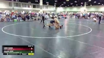 138 lbs Round 2 (16 Team) - Kaleb King, Florida Young Gunslingers vs Joey Kana, Ohio Titan Blue