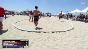 70 kg Quarterfinal - Justin Salgado, Temescal Canyon High School Wrestling vs Brody Carson, Sunkist Kids Monster Garage