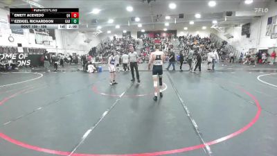 106 lbs Champ. Round 2 - Emett Acevedo, Quartz Hill vs Ezekiel Richardson, Gabrielino