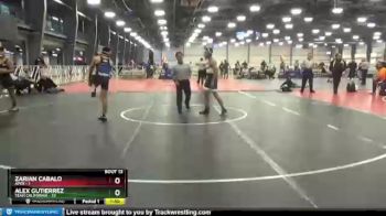 120 lbs Round 5 (6 Team) - Alex Gutierrez, Team California vs Zarian Cabalo, Apex