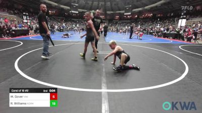 90 lbs Consi Of 16 #2 - Cayne Crawford, Pawhuska Elks Takedown vs Jesse Henson, Berryhill Wrestling Club