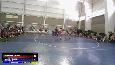 157 lbs Placement Matches (8 Team) - Leonardo Rosas, Illinois vs Jacob Kidder, Wisconsin