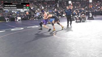 138 lbs Round Of 64 - Micah Wegman, Calabasas (SS) vs Preston Stevens, Shasta (NS)