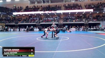 152 lbs Champ. Round 1 - Schyler Johnson, Kenai Central High School vs Sloan Wittmer, Nikiski High School