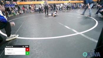 58 lbs Round Of 16 - Truett Hall, Husky Wrestling Club vs Colt Ogden, Choctaw Ironman Youth Wrestling