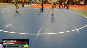 130 lbs Quarterfinal - Keane Johnson, Roseau vs Abraham Nething, Paynesville