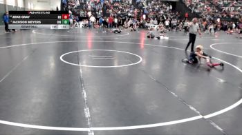 49 lbs Semifinal - Zeke Gray, Millard South vs Jackson Meyers, Overton