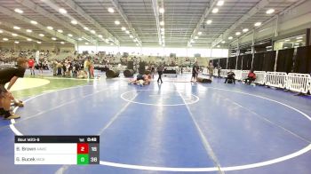 180 lbs Consi Of 4 - Brady Brown, All American Wrestling Club vs Gavin Bucek, Micky's Maniacs Blue