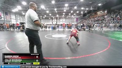 98 lbs Quarterfinal - Darren Grow, Team Real Life Wrestling vs Collin Bourassa, Team Real Life Wrestling