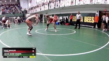 175 lbs Quarterfinal - Devin Shaw-Mason, Padua Franciscan (Parma) vs Kale Waxler, Wauseon