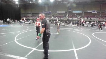 100 lbs Quarterfinal - Mason Fischer, Neco Ninjas vs Nathaniel Candelaria, Bear Creek Jr. Wrestling