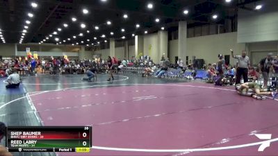 116 lbs Placement (16 Team) - Shep Baumer, BHWC/ Dirt Divers vs Reed Labry, Team Misfits