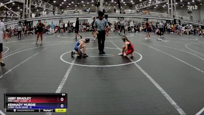 64 lbs Semis (4 Team) - Abby Bradley, FIWC Sassy Lassies vs Kennady Murdie, Curby Polar Bears