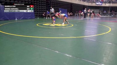 132 lbs Consi-qtrs - Isabella Cox, Smithsburg vs Gemma Hatchell, Middletown