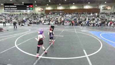 37 lbs Semifinal - Jayce Crisman, Salem Elite vs Amelia Stanley, Legacy Elite