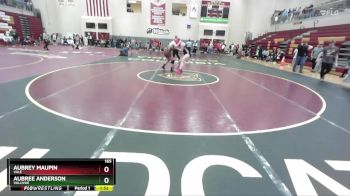 165 lbs Champ. Round 3 - Aubrey Maupin, Vale vs Aubree Anderson, Vallivue