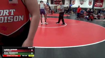 215 lbs Round 2 - Aaron Warner, Fort Madison vs Ryan Heiserman, Cardinal Community