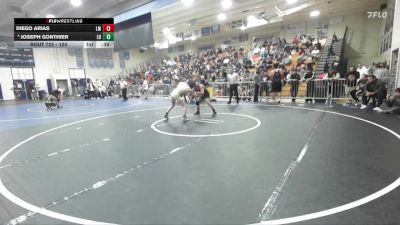 120 lbs Cons. Round 6 - Diego Arias, La Mirada vs Joseph Gonthier, Laguna Hills