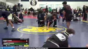 106 lbs Cons. Round 3 - Joseph Zuniga, Trabuco Hills vs Elias Casas, Cajon