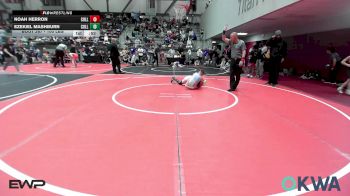 100 lbs Consolation - Noah Herron, Collinsville Cardinal Youth Wrestling vs Ezekiel Mashburn, Collinsville Cardinal Youth Wrestling