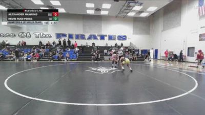125 lbs Quarters & 1st Wb (16 Team) - Alexander Hawkins, Sacramento City College vs Kevin Ruiz-Perez, Chabot College